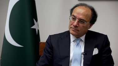 Pakistan's Finance Minister Muhammad Aurangzeb was in Washington last week for the IMF and World Bank Spring Meetings. Joshua Longmore / The National