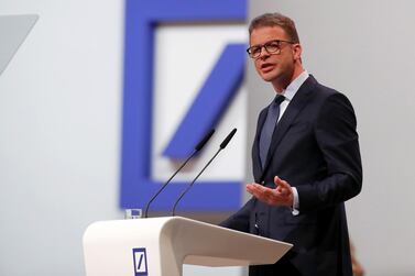 Deutsche Bank CEO Christian Sewing. There is growing doubt over the lender's huge overhaul. Reuters