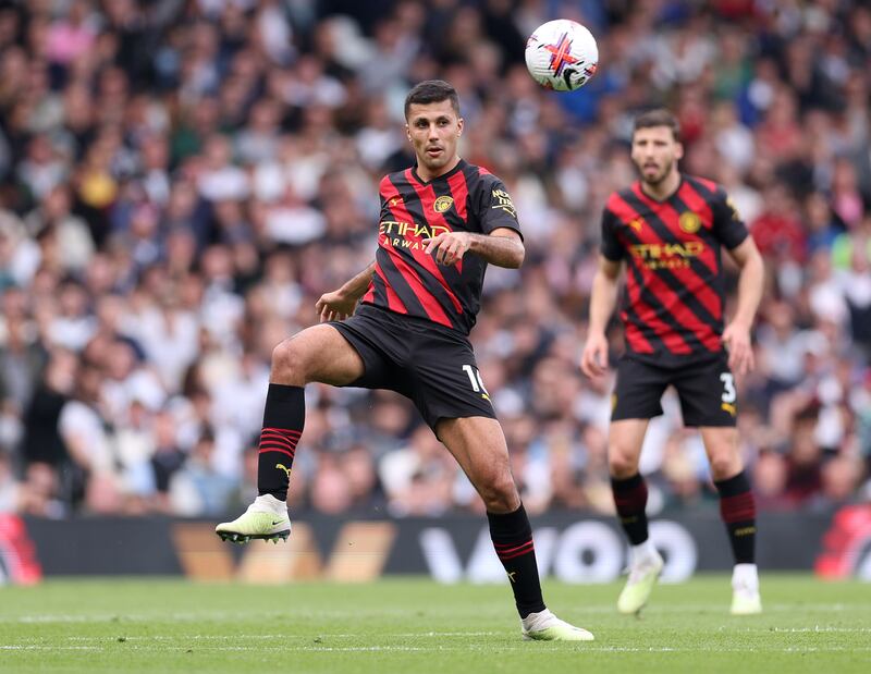 Rodri - 6 Got back in time to stop Vinicius from testing Ederson in the tenth minute. Not as effective as usual. Getty