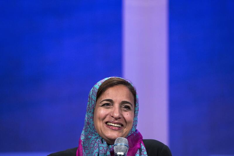 Sheikha Lubna Al Qasimi, Minister for International Cooperation and Development, is the region’s most powerful woman in government. Lucas Jackson / Reuters