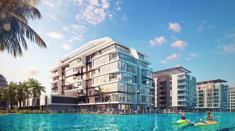 The third phase of development at Mohammed Bin Rashid Al Maktoum City – District One. Courtesy Meydan Group