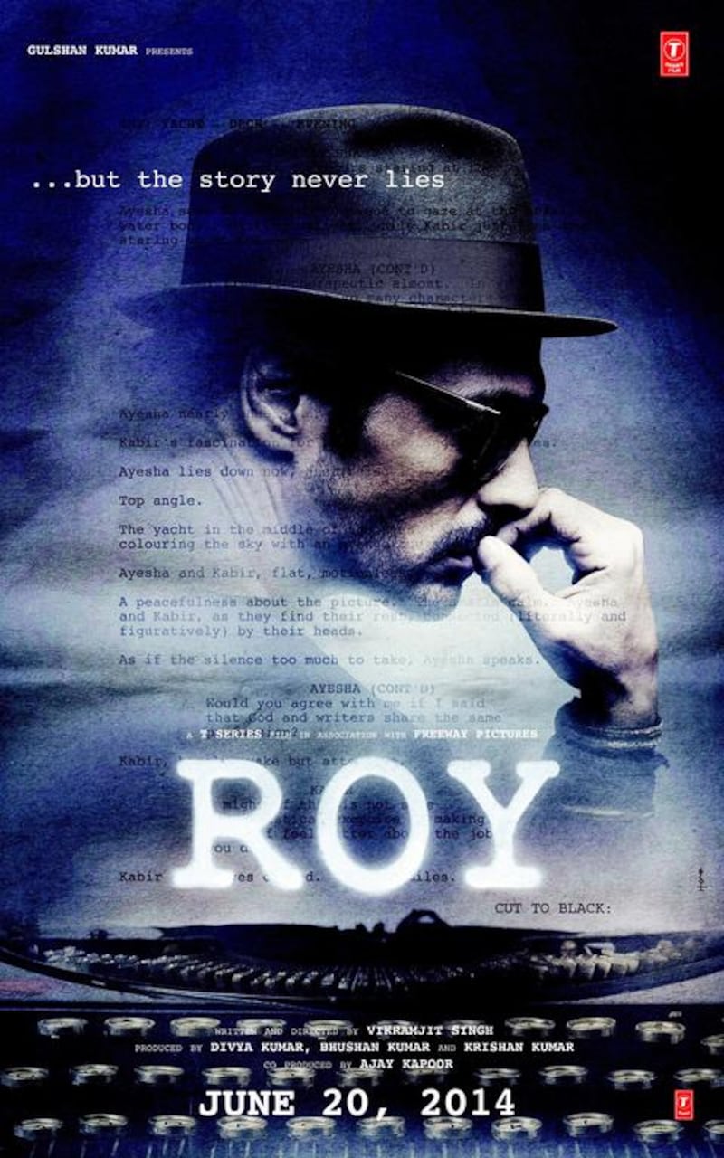 Roy: The new director Vikramjit Singh has managed to assemble an impressive star cast for his romantic-action thriller that is due to come out on February 13. The film stars Ranbir Kapoor in the title role as a thief, Arjun Rampal as a filmmaker and Jacqueline Fernandez in a double role. While the details of the plot are under wraps, the prospect of watching Kapoor is more exciting – he hasn’t been seen on the big screen in ages (save for his funny cameo in PK). Courtesy Freeway Pictures

