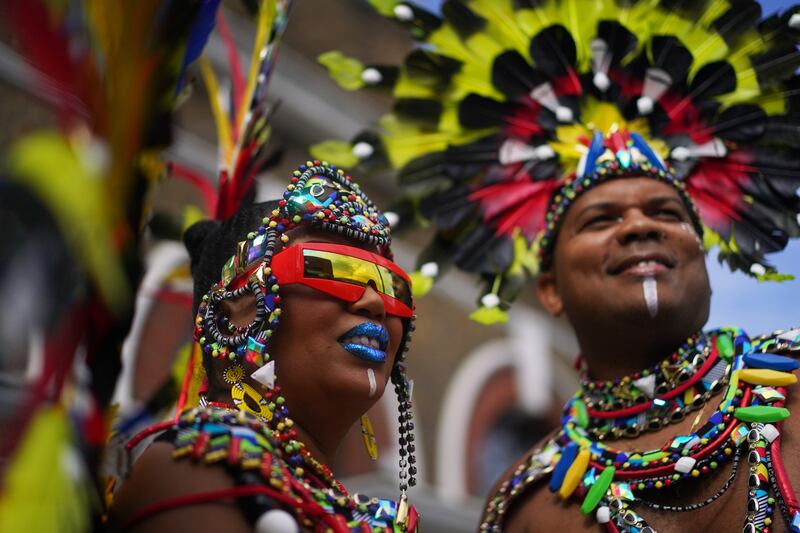 Carnival-goers attend the popular event. PA