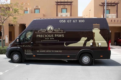 Precious Paws offers a mobile grooming service. Courtesy Precious Paws 