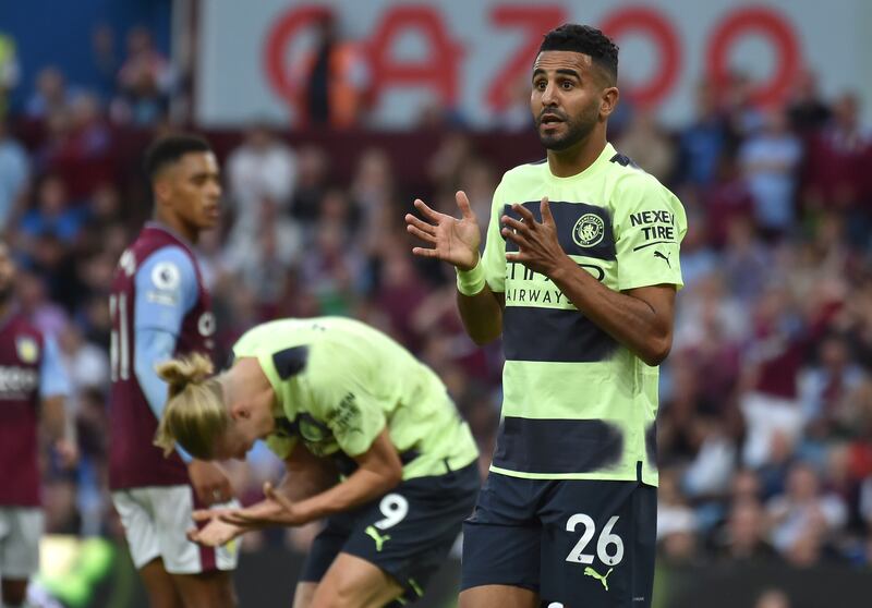 SUBS: Riyad Mahrez (Silva 73’) 5 – Had a great chance to score the winning goal in the final minutes, but the Algerian fired wide. AP