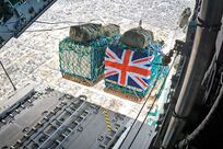 British RAF parachutes food into Gaza for first time