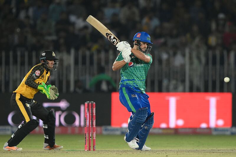 Multan Sultans' Rilee Rossouw reached a ton from just 41 balls. AFP