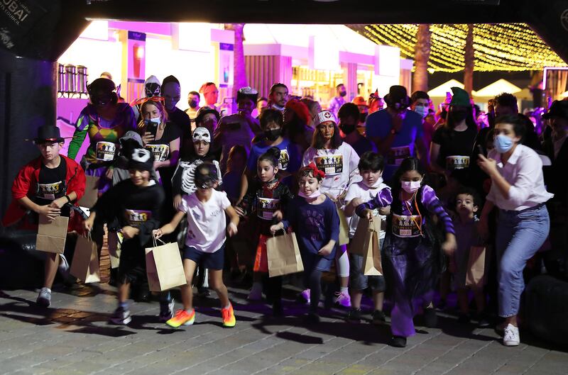 Dubai Festival City Mall'sHalloween Run took place on Saturday, October 30. All Photos: Pawan Singh / The National