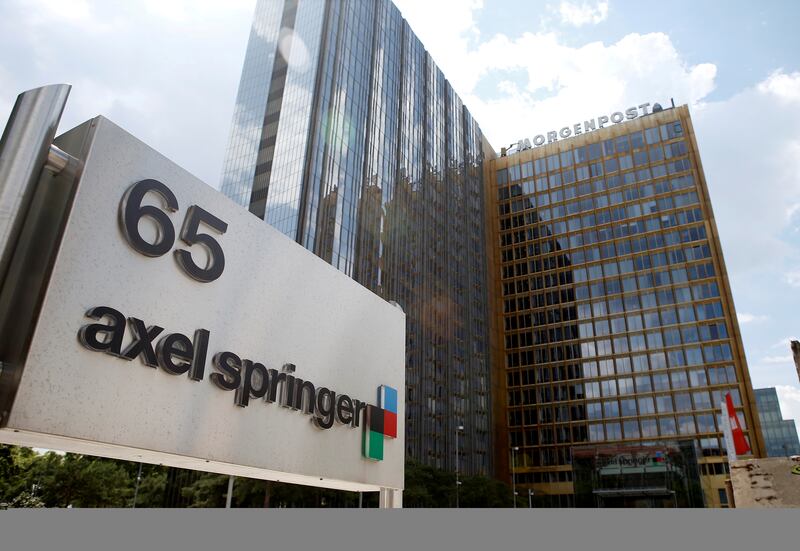 Berlin-headquartered Axel Springer employs more than 16,000 people in over 40 countries. Reuters