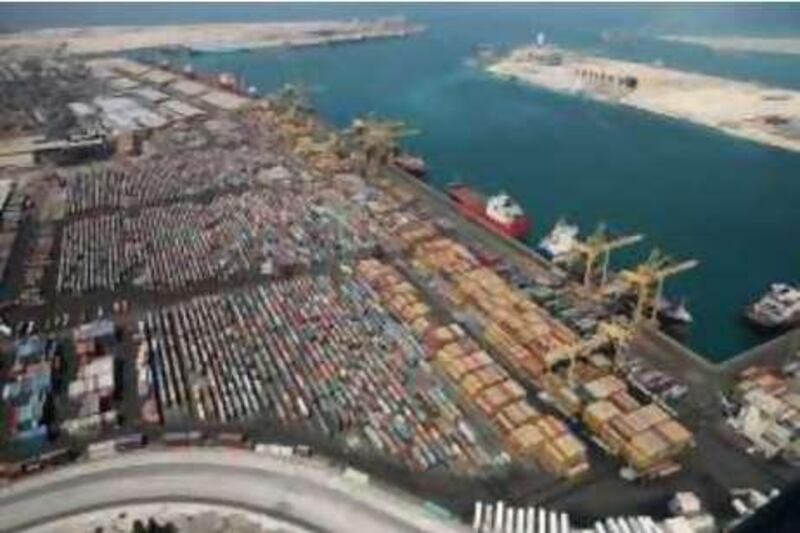 United Arab Emirates - Oct. 9 - 2008: Zayed port  (Galen Clarke/The National) for stock Abu Dhabi  *** Local Caption ***  GC04-100908-Airials.jpgGC04-100908-Airials.jpg