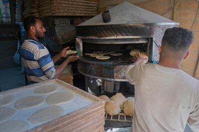 A bakery in Egypt's capital Cairo. Bread prices are subsidised for about 71 million Egyptians. AFP