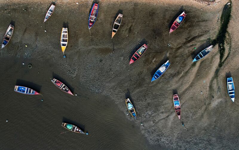 Boats at Cardo Beach in Rio de Janeiro, Brazil. Reuters