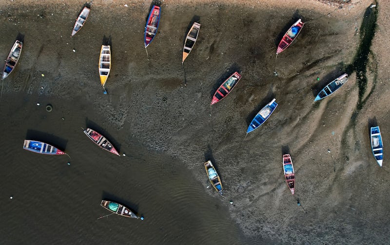 Boats at Cardo Beach in Rio de Janeiro, Brazil. Reuters