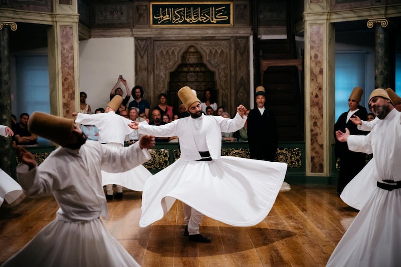 Whirling Dervishes of Beyoğlu, Istanbul. Photo: Christopher Wilton-Steer and The Aga Khan Development Network