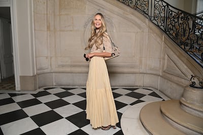 Elle Macpherson reveals she travels with a 'biohacking' bag and keeps a gratitude journal. Photo:  Pascal Le Segretain / Getty Images For Christian Dior