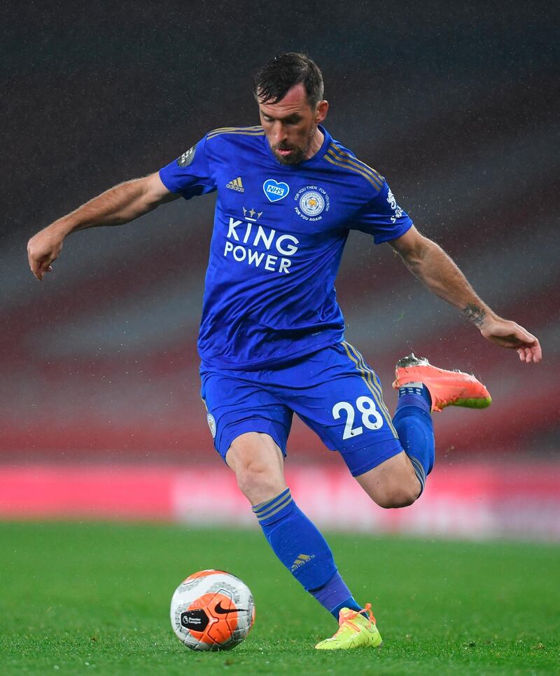 Christian Fuchs - 6: Like the rest of his teammates looked great for an hour and imploded thereafter. EPA