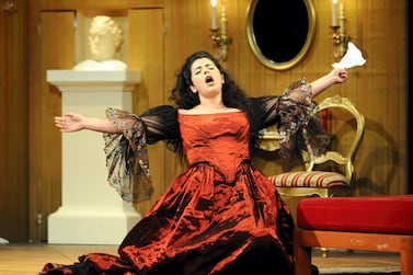 Gala El Hadidi, above in 'Dorina e Nibbio', has been singing as long as she can remember, and believes that her passion for opera was pre-ordained in the womb. Courtesy Gala El Hadidi