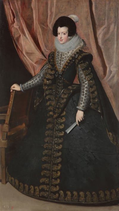 Diego Velazquez's portrait of Isabel de Borbon was painted in 1623 and reworked by the Spanish master five years later. Photo: Sotheby's