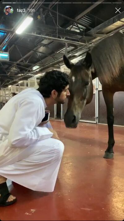 Sheikh Hamdan bin Mohammed, the Crown Prince of Dubai. Instagram.