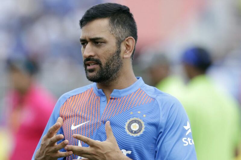 MS Dhoni captained India last week in the Twenty20 matches against the West Indies in the United States. Lynne Sladky / AP Photo / August 28, 2016