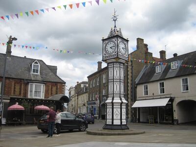 Downham Market, a small town in the South West Norfolk parliamentary constituency. Daniel Bardsley / The National