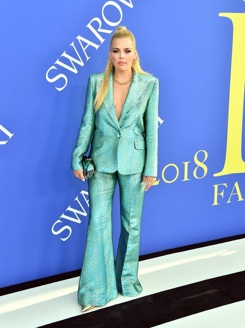 Busy Philipps in Christian Siriano. AFP