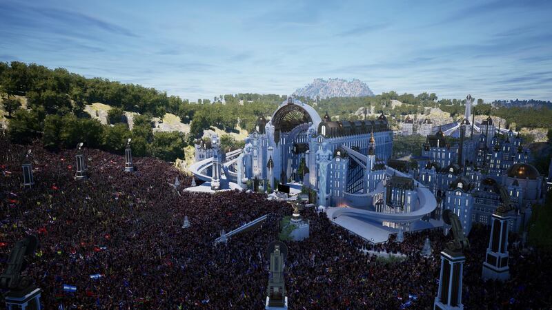 A glimpse of the virtual world created for Tomorrowland Around The World. Courtesy Tomorrowland