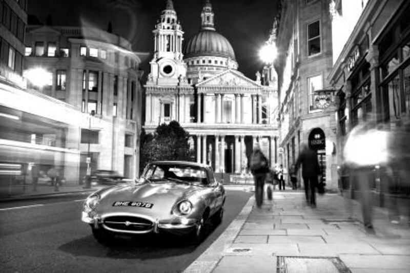 Jaguar E-Type in London, Classic Car Club.

Courtesy of Classic Car Club

