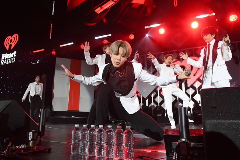 Jimin is known for his polished hip-hop dancing. Photo: Jeff Kravitz