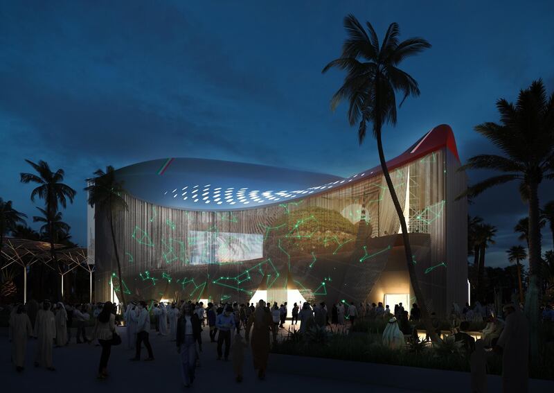 Rendering of Italian pavilion at Expo 2020. Courtesy: Italy Expo 2020