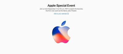 Screengrab from the Apple website