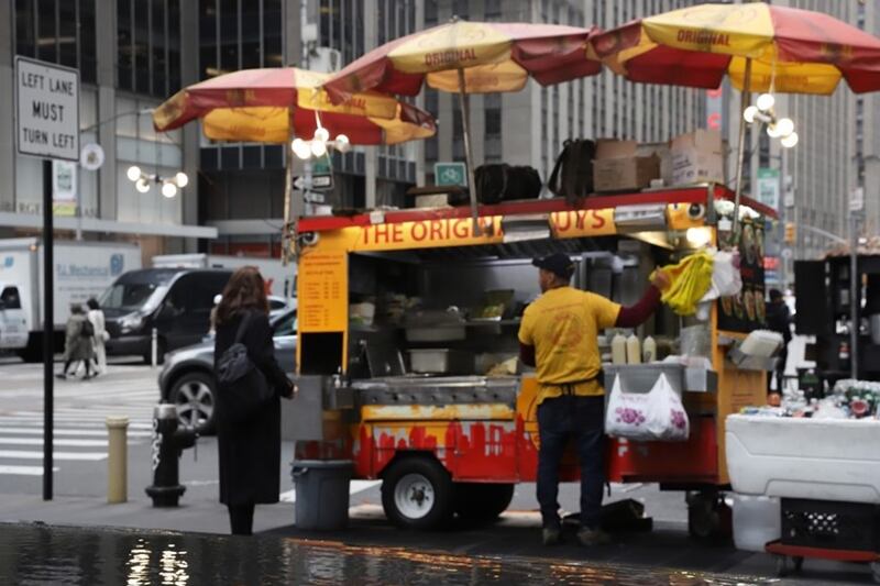 The Halal Guys, one of the early halal carts in the city, has become a lucrative franchise