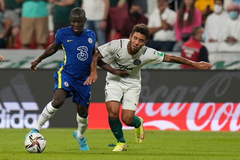 N'Golo Kante – 7. Tried to get his side moving, but Lukaku and Havertz were not often the most willing runners ahead of him. Had his bottomless fuel supplies tested by the vigour of the Palmeiras midfield. AP