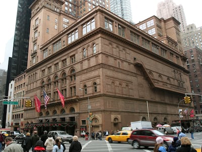 Carnegie Hall in Manhattan, New York, is one of the city's most famous landmarks and one of the world's most famous music venues. AFP