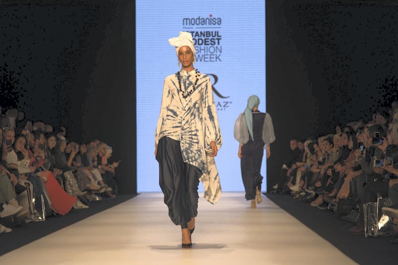 A modestwear look from Istanbul Modest Fashion Week