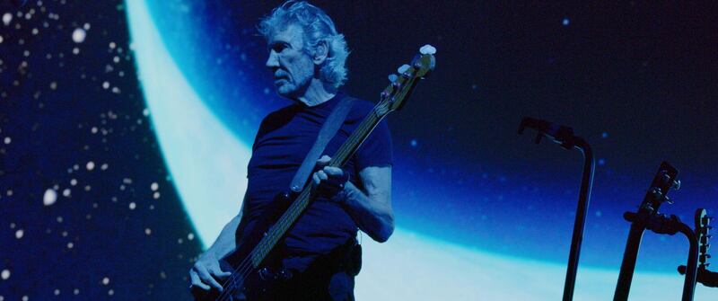 The former Pink Floyd frontman captures his 156date tour in ‘Us + Them’. Courtesy Trafalgar Releasing