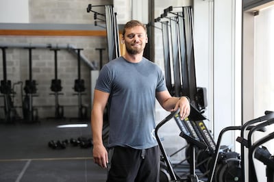 
ABU DHABI , UNITED ARAB EMIRATES , MAY 27 – 2018 :-  Stephen Hamilton , founder of Discover Sports AE at the Arena Fitness Gym in Al Zeina in Abu Dhabi.  ( Pawan Singh / The National )  For Business
