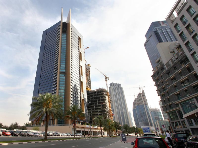 A panoramic view of Sky Gardens in Dubai which is at the centre of a legal dispute. Paulo Vecina/The National