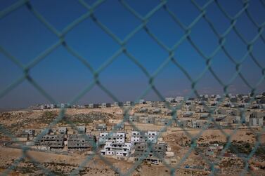 A new housing project in the West Bank settlement of Naale. AP