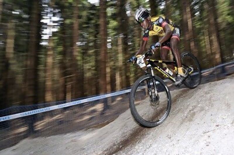 Adrien Niyonshuti competed in the MTB World Cup in the Czech Republic in May. The Rwanada cyclist is in the final of the Olympic event.