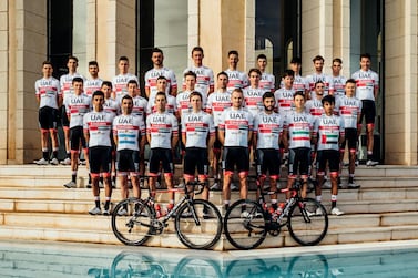 UAE Team Emirates have been preparing for the 2020 season at a training camp in Spain. Courtesy UAE Team Emirates
