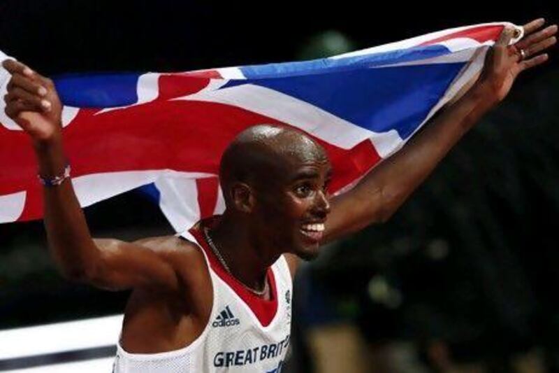 Britain's Mo Farah won the men's 10,000m at the London 2012 Olympic Games.