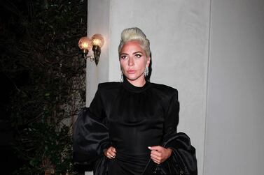 Lady Gaga wears a Khyeli coat in Los Angeles. Instagram / Lady Gaga