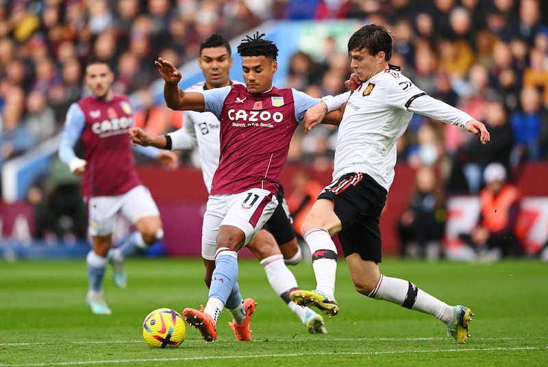 Ollie Watkins – 9 Preferred to lead the line ahead of Danny Ings and quickly played his part with a starring role in Villa’s first and third goals. Terrorised Lindelof. An energetic, selfless and intelligent outlet, providing a textbook outing for a lone striker. Getty