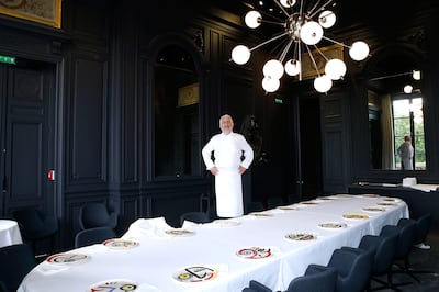 Chef Guy Savoy in his restaurant, Monnaie de Paris, in 2015. Getty Images