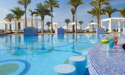 Pool access from Dh40 at Le Royal Meridien Abu Dhabi this summer. Courtesy Le Royal Meridien Abu Dhabi 