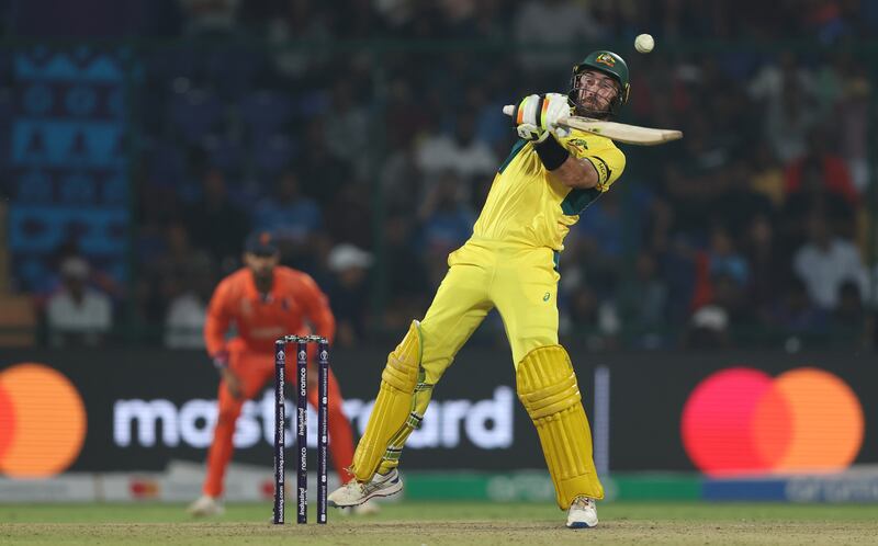 Australia's Glenn Maxwell scored 106 runs off 44 balls. Getty Images