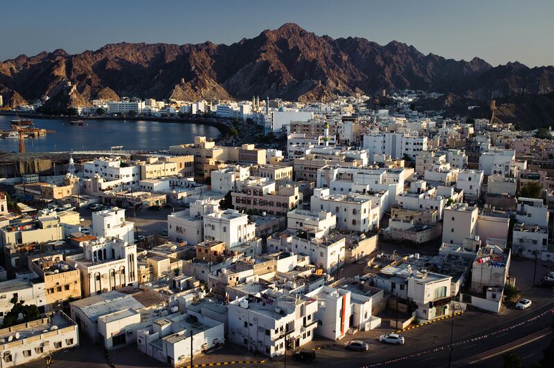 The Muttrah skyline. Oman's current account is projected to remain in surplus over the medium term, the IMF said. Getty
