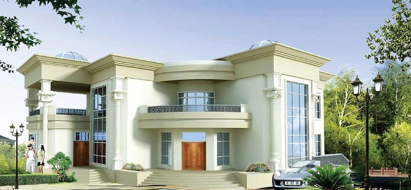 Costs depend upon the design. For example, a 715-square-metre two-storey five-room house with terrace is priced at Dh1.9 million and a 1,024 sq m two-storey six-bedroom house is Dh3m. Options are also available for those who wish to build a house to their own design. Illustration courtesy Abu Dhabi Housing Authority
