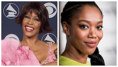 'Star Wars' actress Naomi Ackie will play powerhouse singer, Whitney Houston. Image Direct, Getty Images